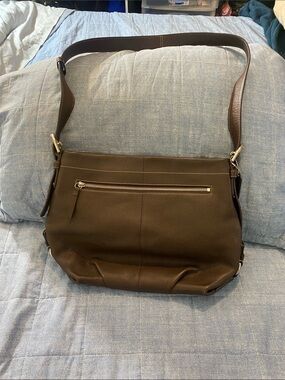 Coach Brooke f15064 Brown Pebbled Leather   Bag